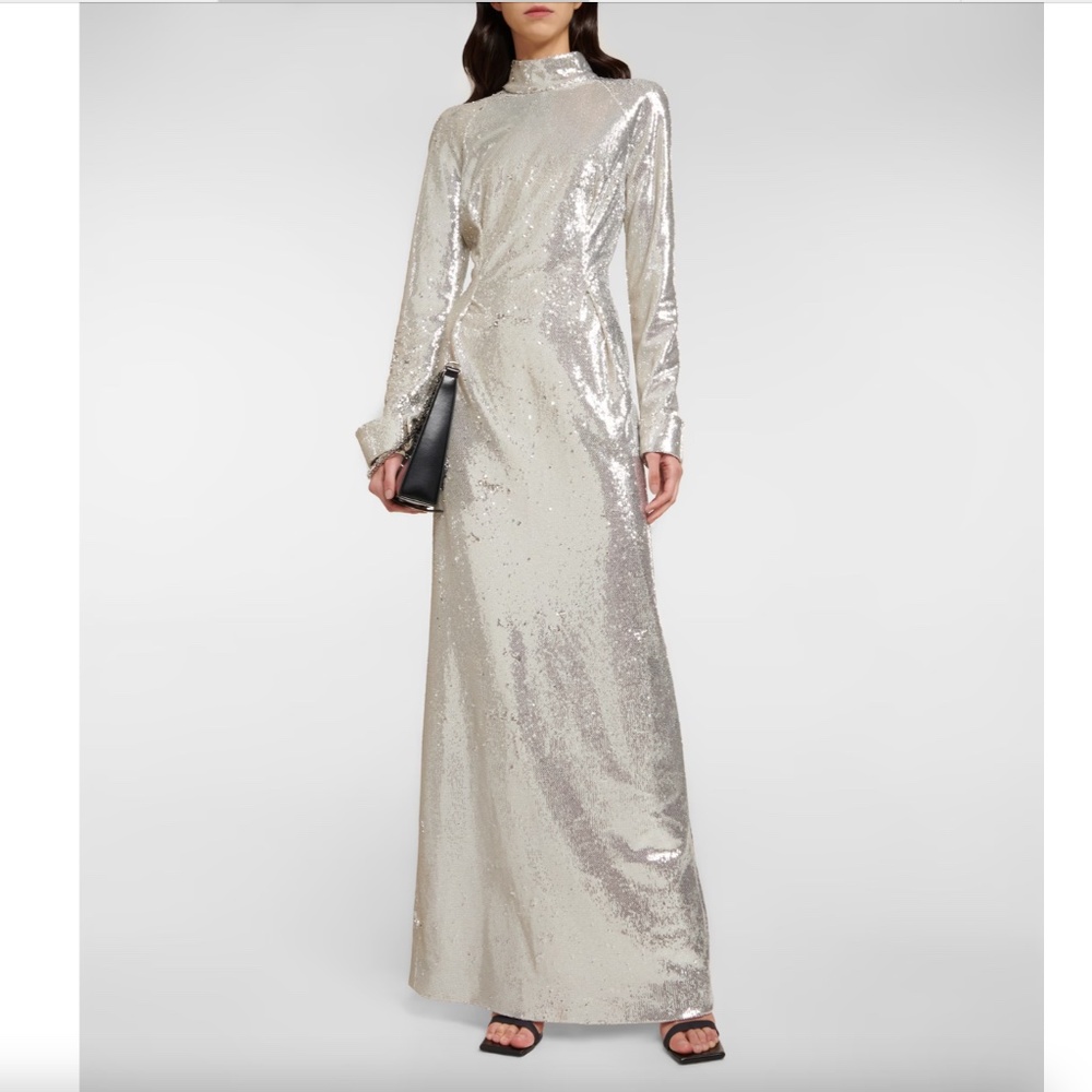 Givenchy - Long-sleeved sequined gown - NEW WITH TAGS